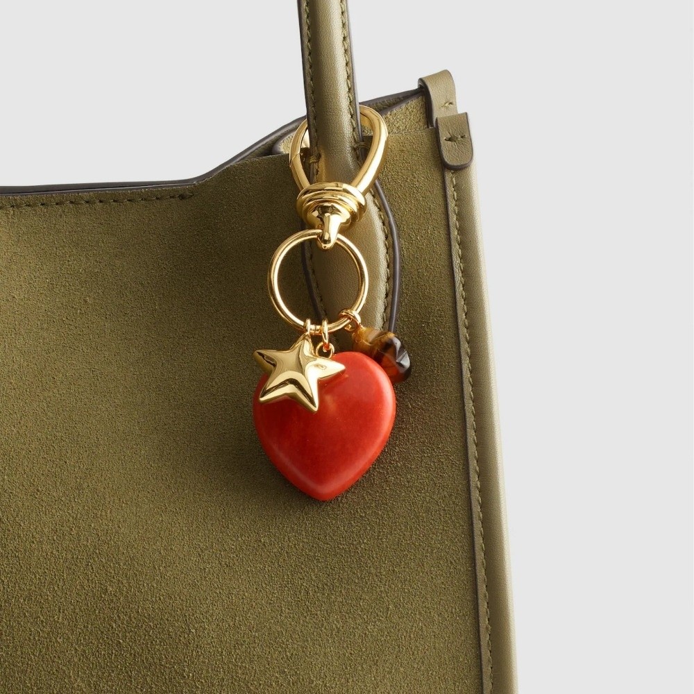 Luxury Bags Women - Pingente de Bolsa Vermelho Retrô Fofo
