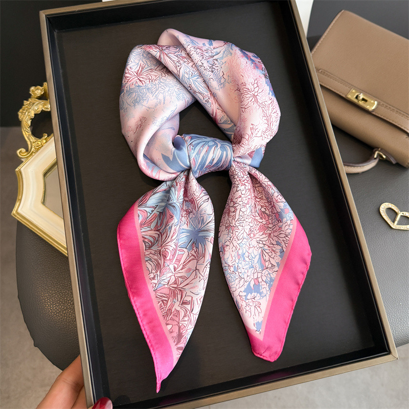 Luxury Bags Expensive - Lenço de Seda com Estampa de