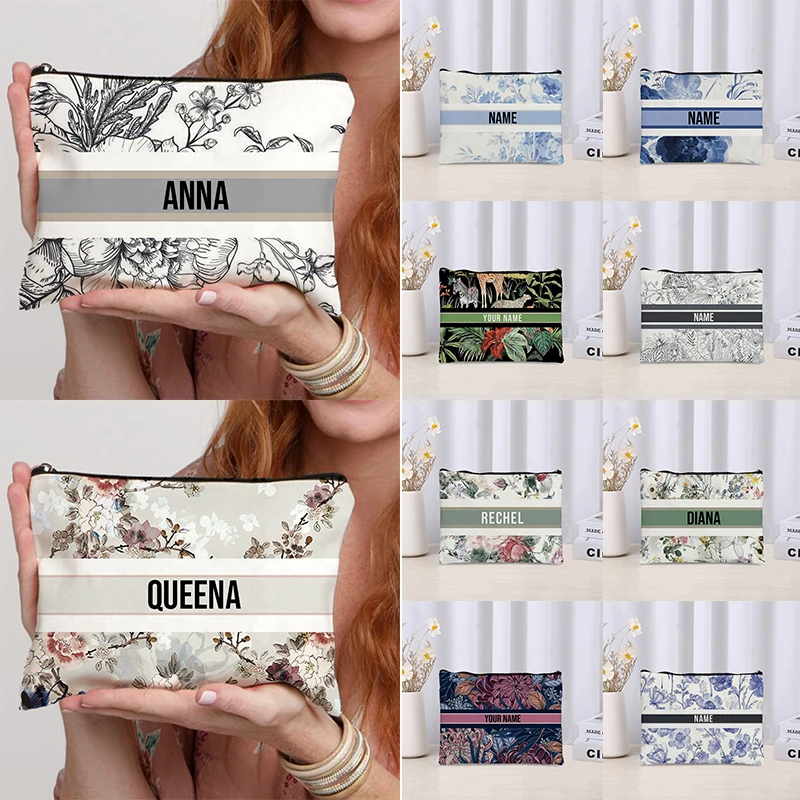 Luxury Bags Brand Names - Bolsa de maquiagem vintage com nome