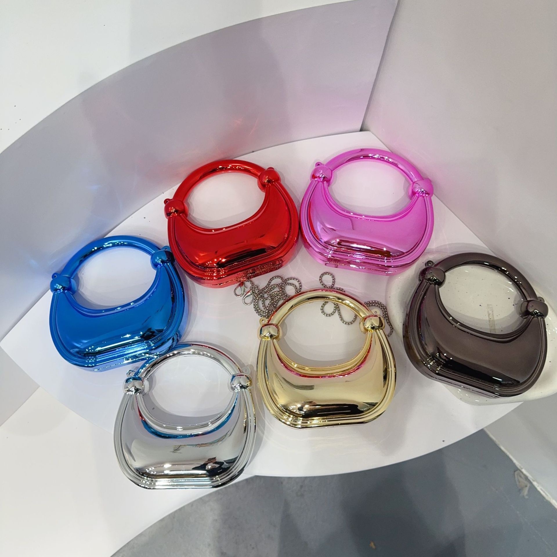 Mini bolsa de noite dourada, b - Luxury Bags Expensive avaliação e preço